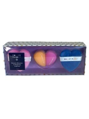 Roller Rabbit Beauty Blender & Makeup Puff Set (4 Piece) - NIB